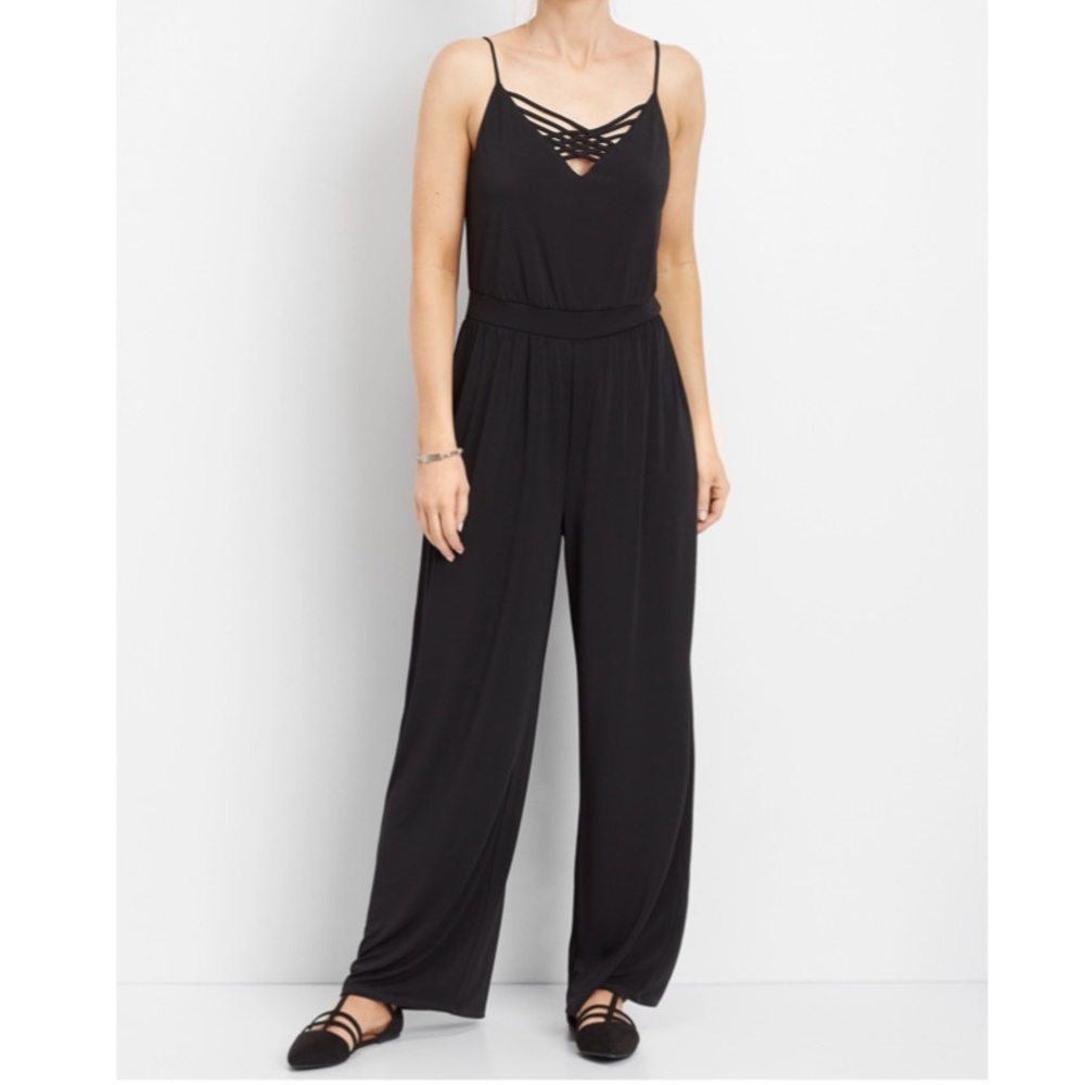 Maurices Black Jumpsuit